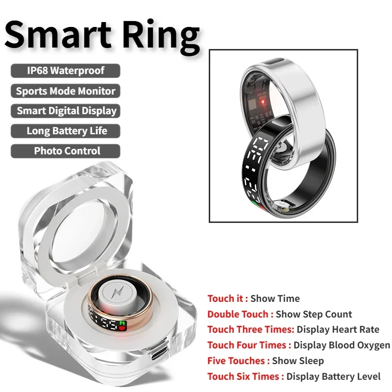 Smart Ring Health - SR08 Smart Ring für Männer und