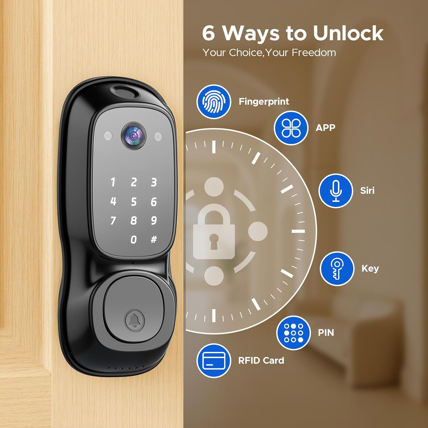 Tuya WLAN-Smart-Türschloss ‎ K – Electronics & Gadgets Charging Gocable 8 In 1 Edc 100W Cable Bewertung und Preis