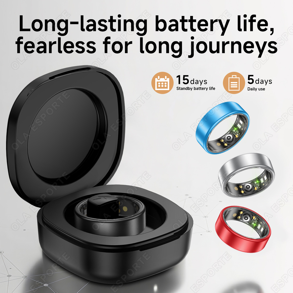 Neuer Smart-Ring mit Etui, Her – Smart Ring Health Bewertung und Preis