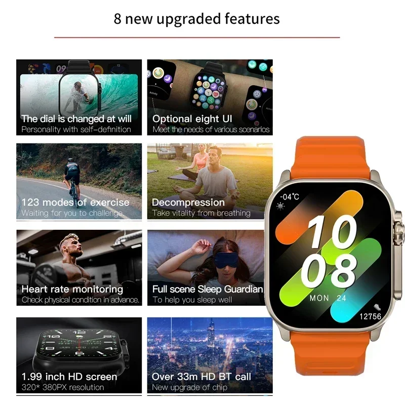 Neue Serie 9 Smartwatch PK HK8 – Electronics Gadgets For Men Bewertung und Preis